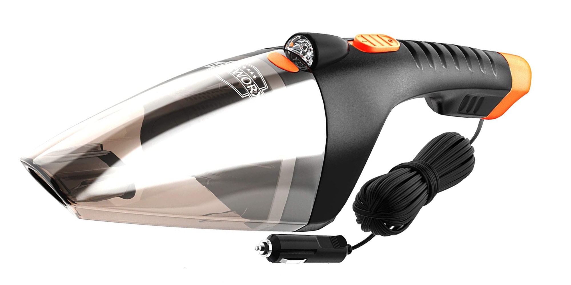 ThisWorx Portable Car Vacuum Cleaner - 110W 12v - 16 Foot Cable - Black 