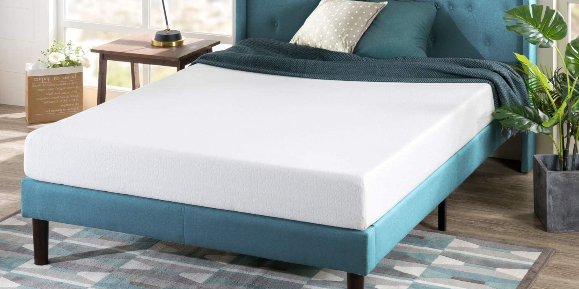 modway vs zinus memory foam queen mattress