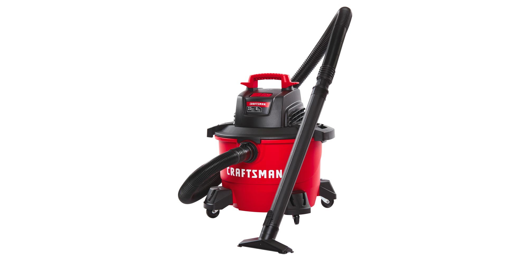 Craftsman’s 6gallon wet/dry vacuum cleans up any mess for 30 (Reg. 45)