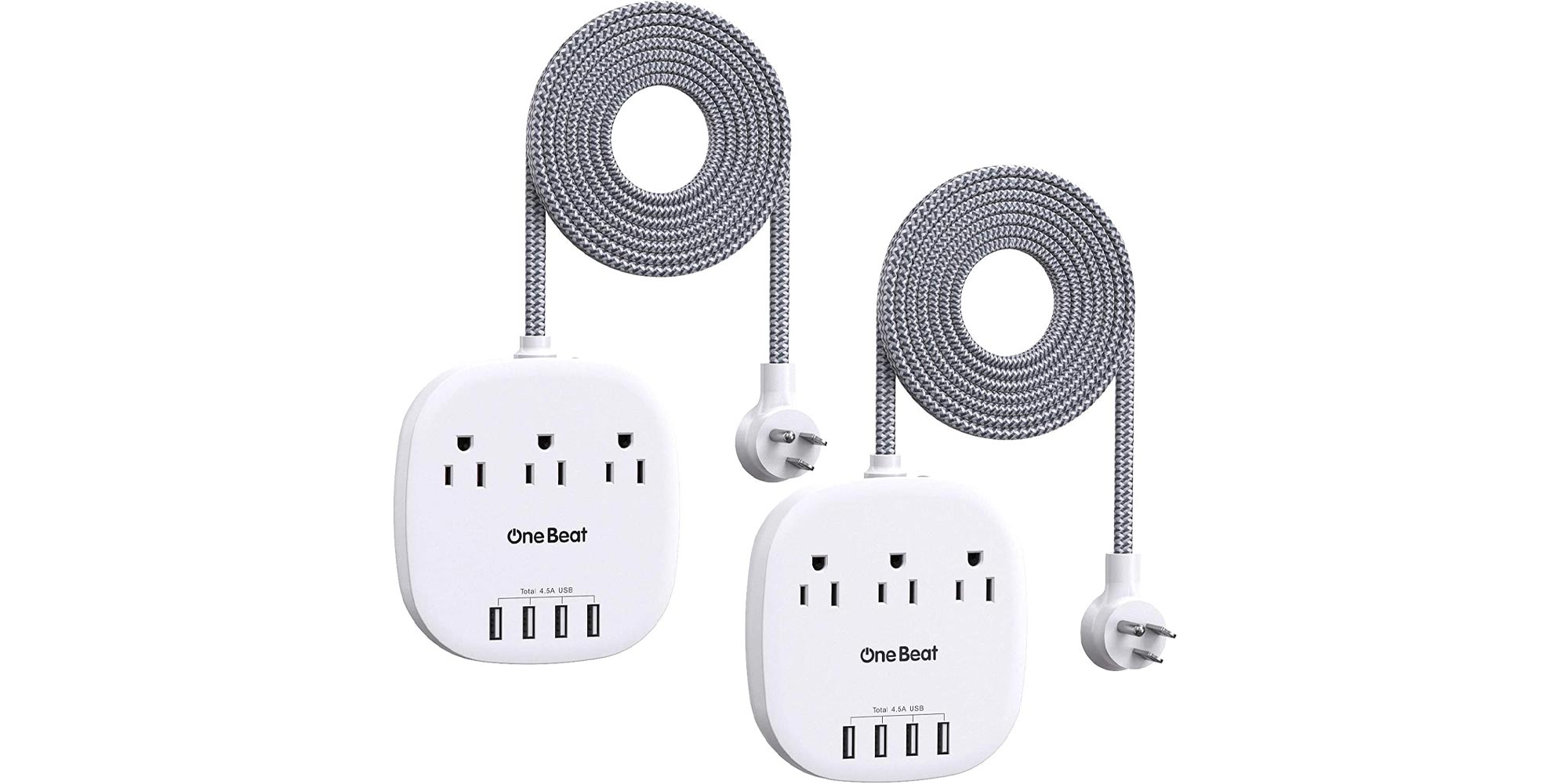 Add two desktop charging stations to your office with three AC + four