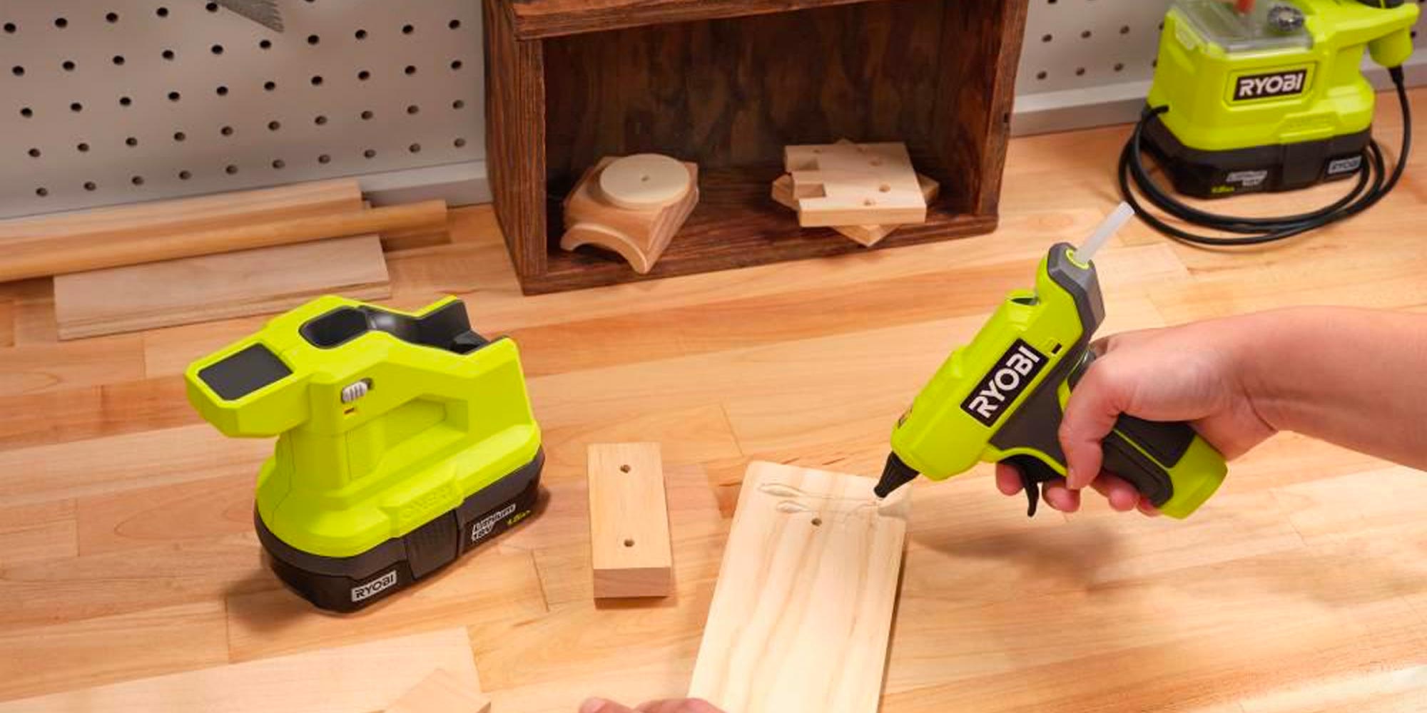 RYOBI's new 18V ONE+ Compact Glue Gun Kit falls to 45 at Home Depot