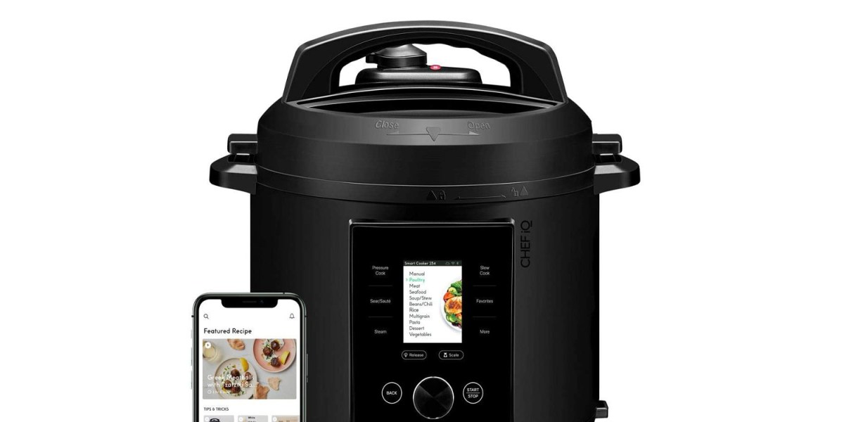 CHEF iQ Smart Pressure Cooker 10 Cooking Functions & 18 Features, Built-in  Scale, 1000+ Presets & Times & Temps w/App for 600+ Foolproof Guided
