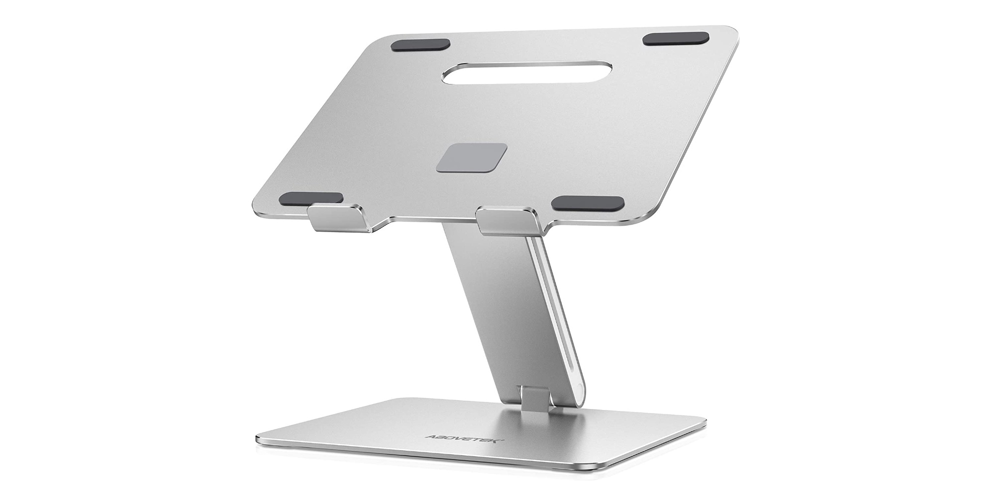 Bring this heightadjustable MacBook stand to your workstation for 30