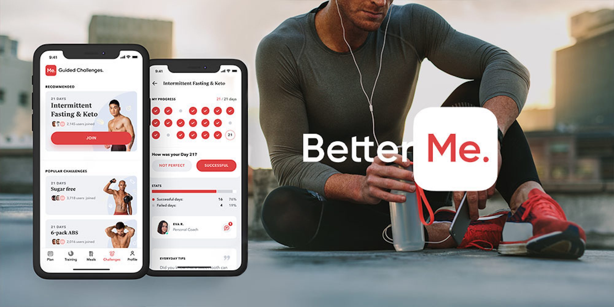 Get personalized workouts and meal plans with one year of BetterMe for $20