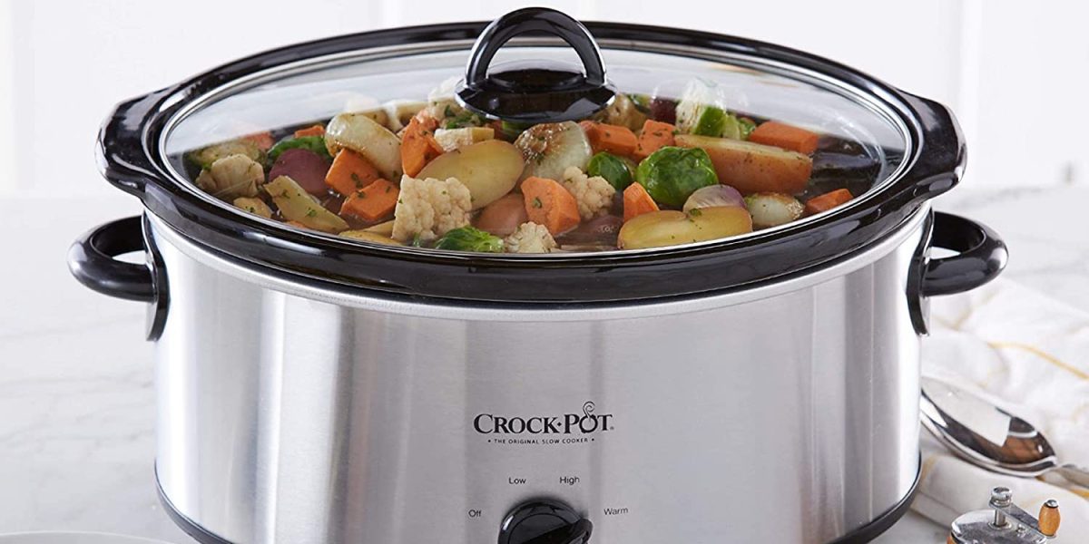 Crock-Pot's family-sized stainless steel slow cooker now starting at $24  (30% off)