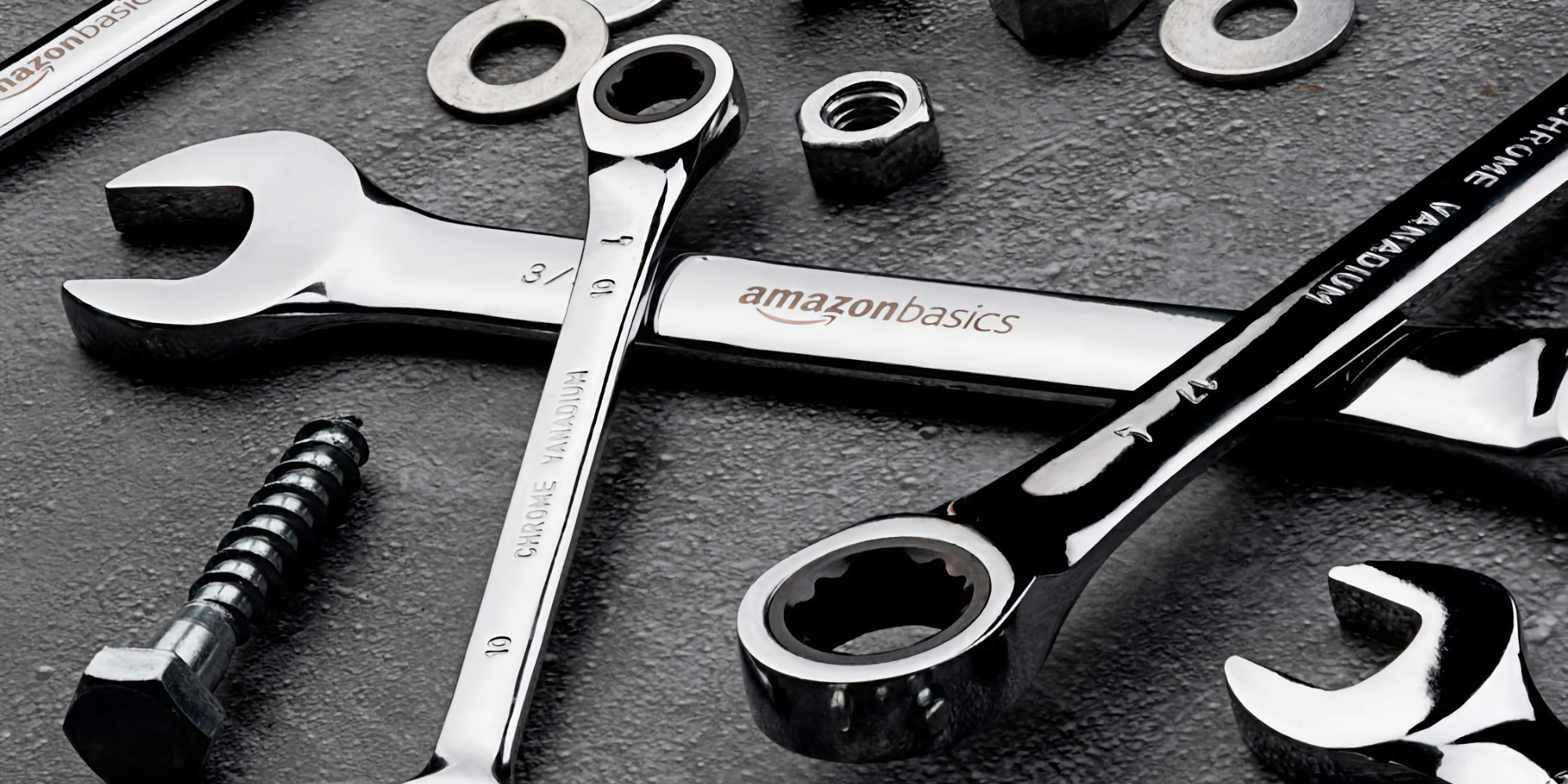 Every wrench in Amazon's 20piece set has its own ratcheting mechanism
