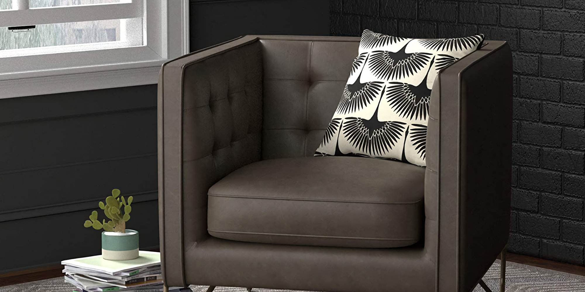 Amazon's luxurious MidCentury Modern Leather Chair dives to 442 (Reg