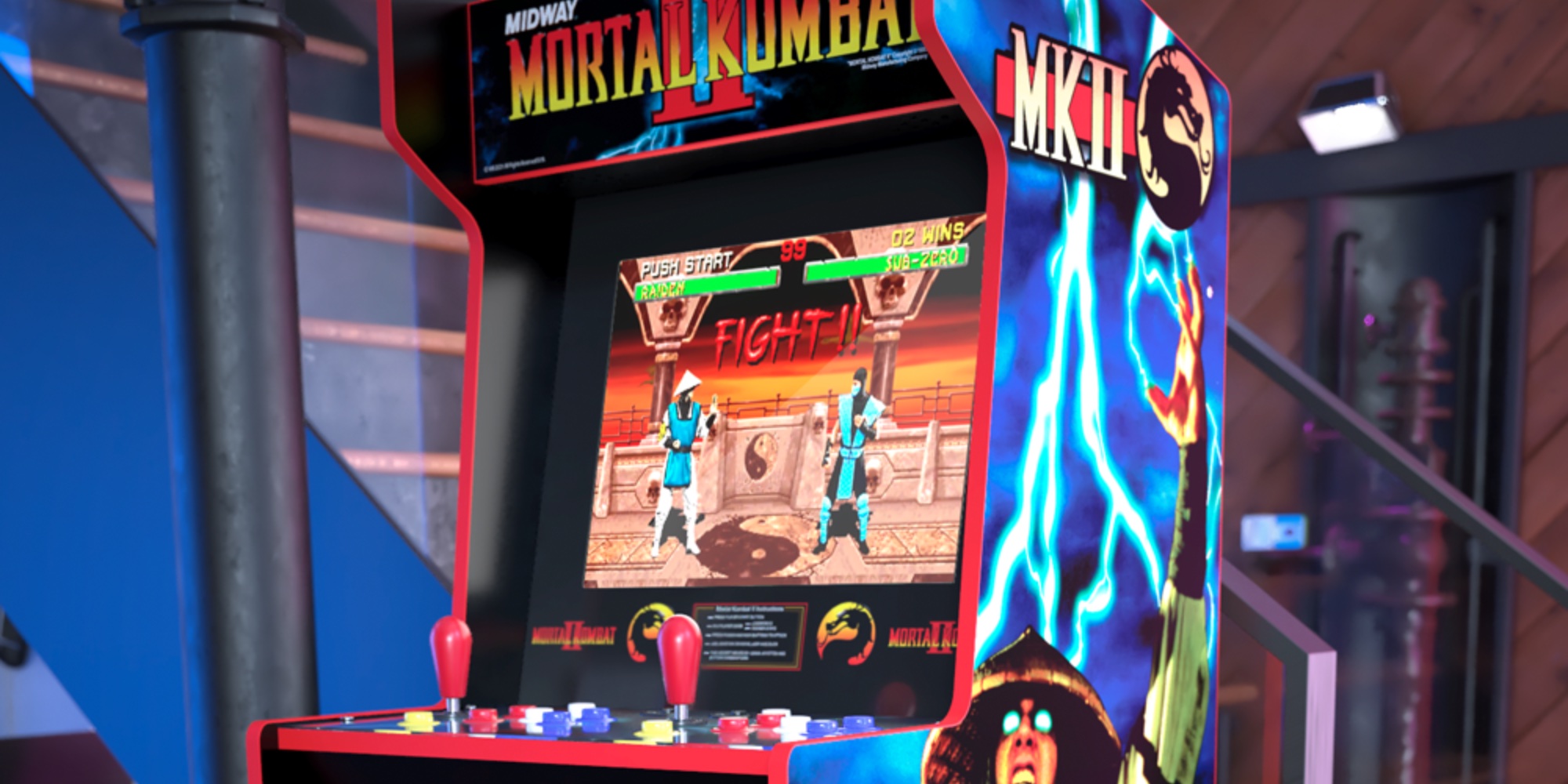 Arcade1up Mortal Kombat Countercade 3 Games in 1 