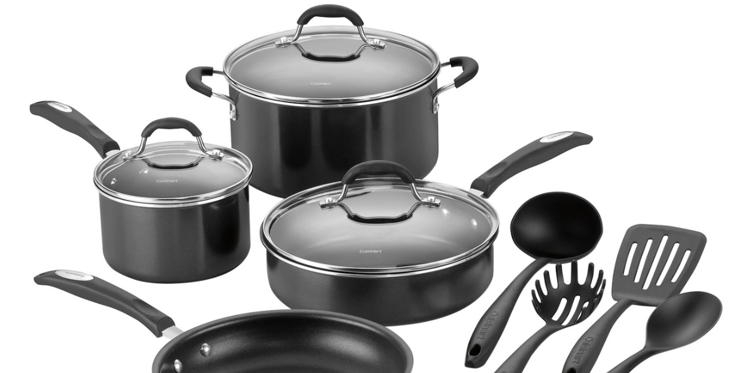Cuisinart cookware and utensil sets up to 200 off today with deals