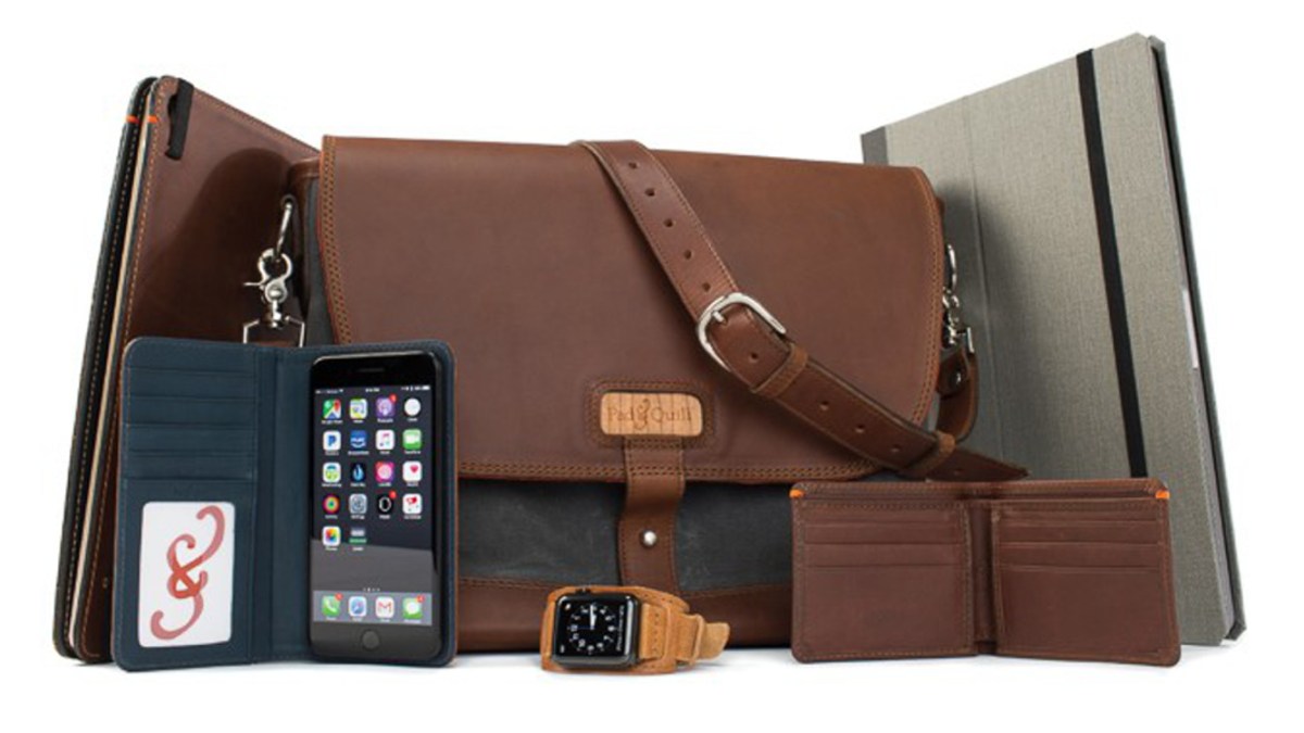 The Gladstone Leather Bags and Accessories by Pad and Quill