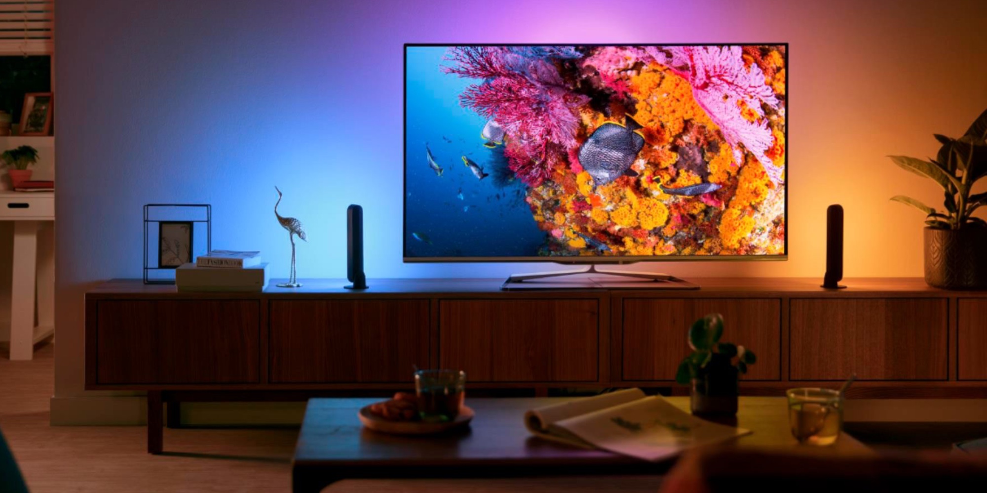 Hue refurb sale live on light strips, TV Sync Box, from $18 -