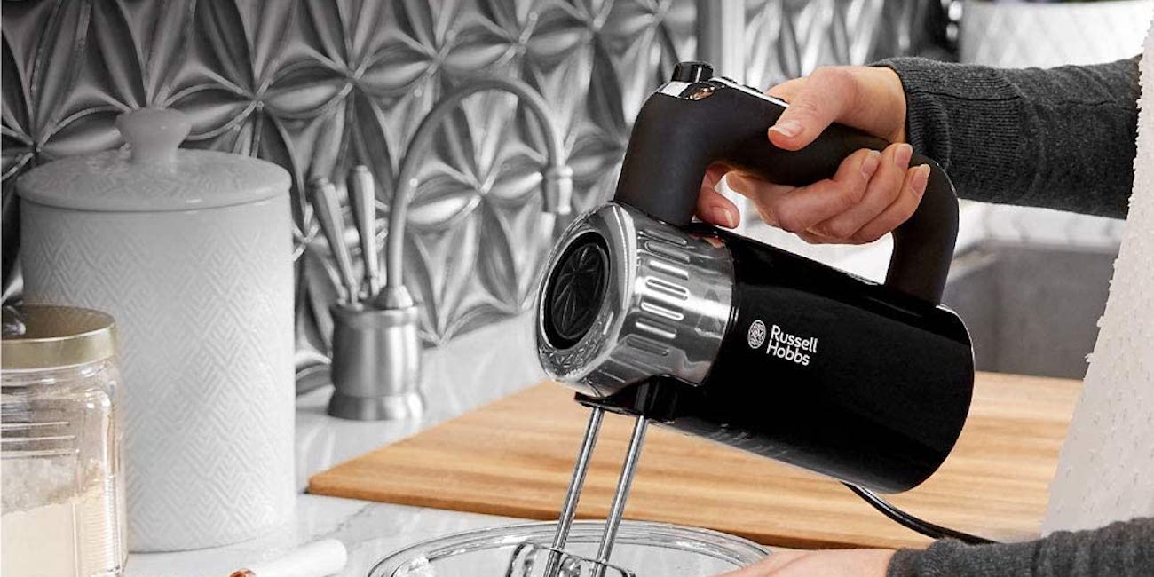 Score a Russell Hobbs RetroStyle Hand Mixer for your baking projects