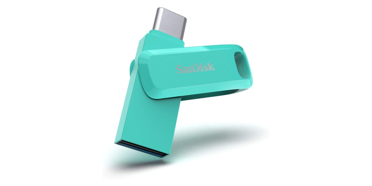 SanDisk's mintgreen 512GB USBA/TypeC Flash Drive falls to 60 at Amazon