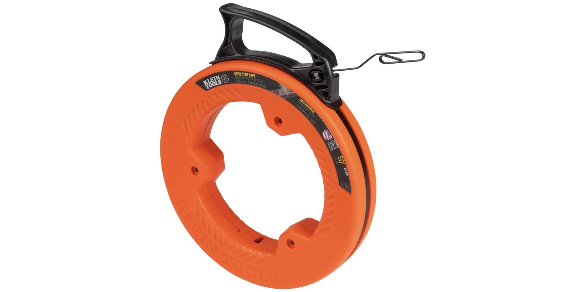 Amazon bestselling Klein Tools 50foot fish tape makes running