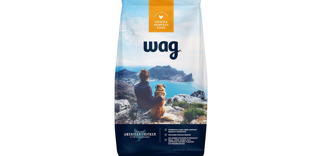 Amazon's highlyrated Wag dog food is 40 off today with deals from under 7.50 Prime shipped
