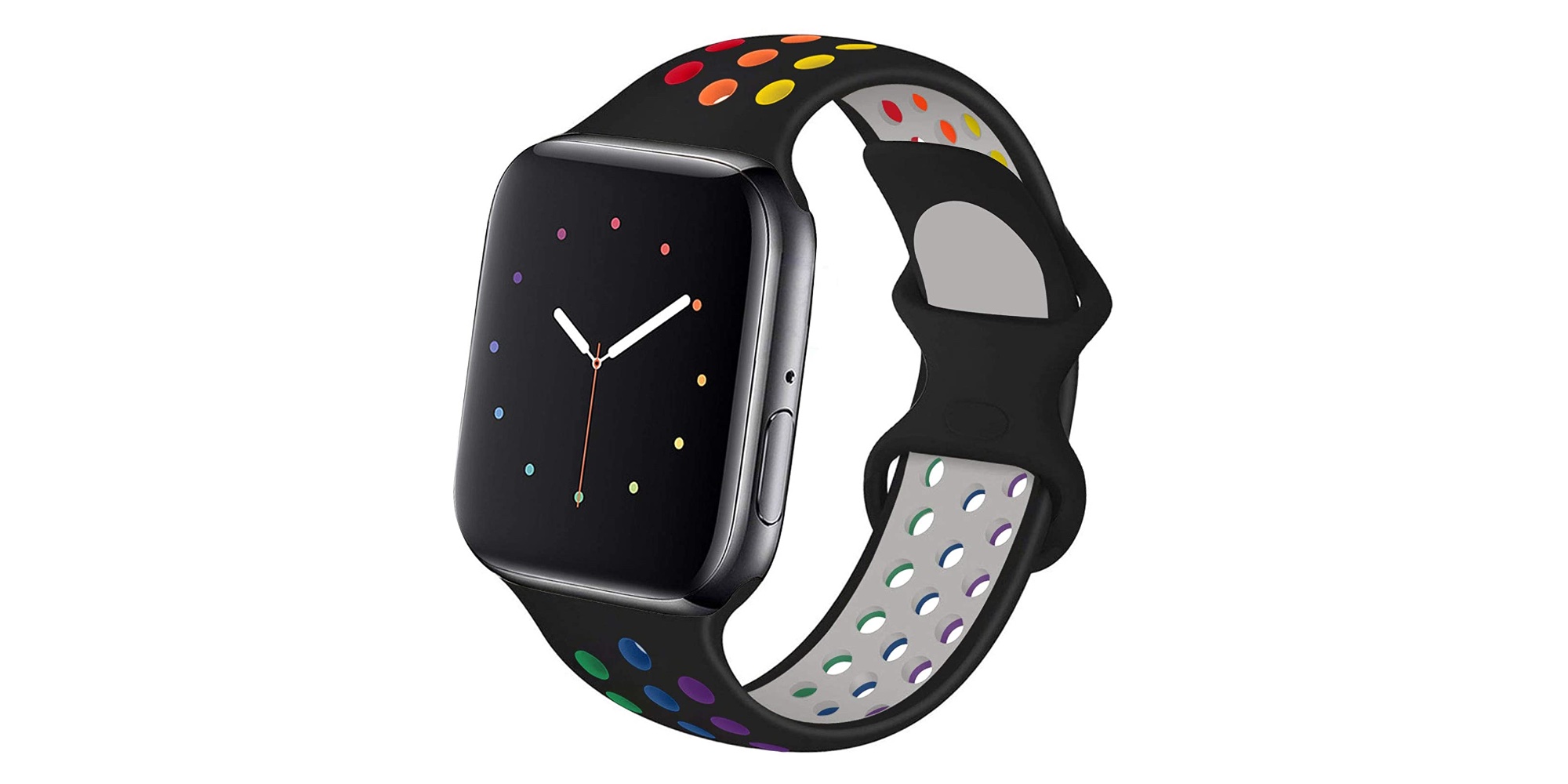 Apple watch discount black pride band