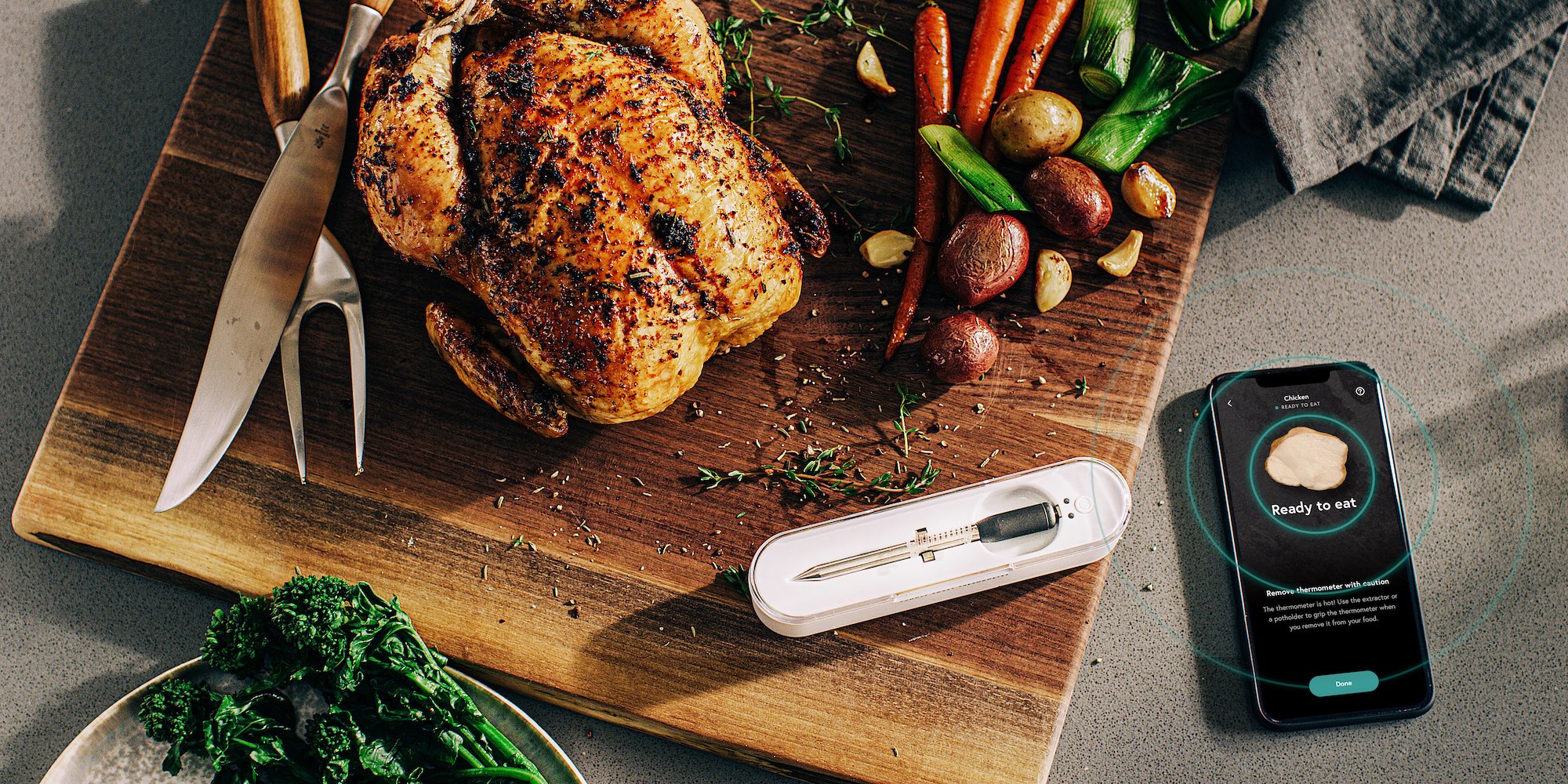 Yummly smart wireless meat thermometer with magnetic dock now $79 (Reg. up  to $129)