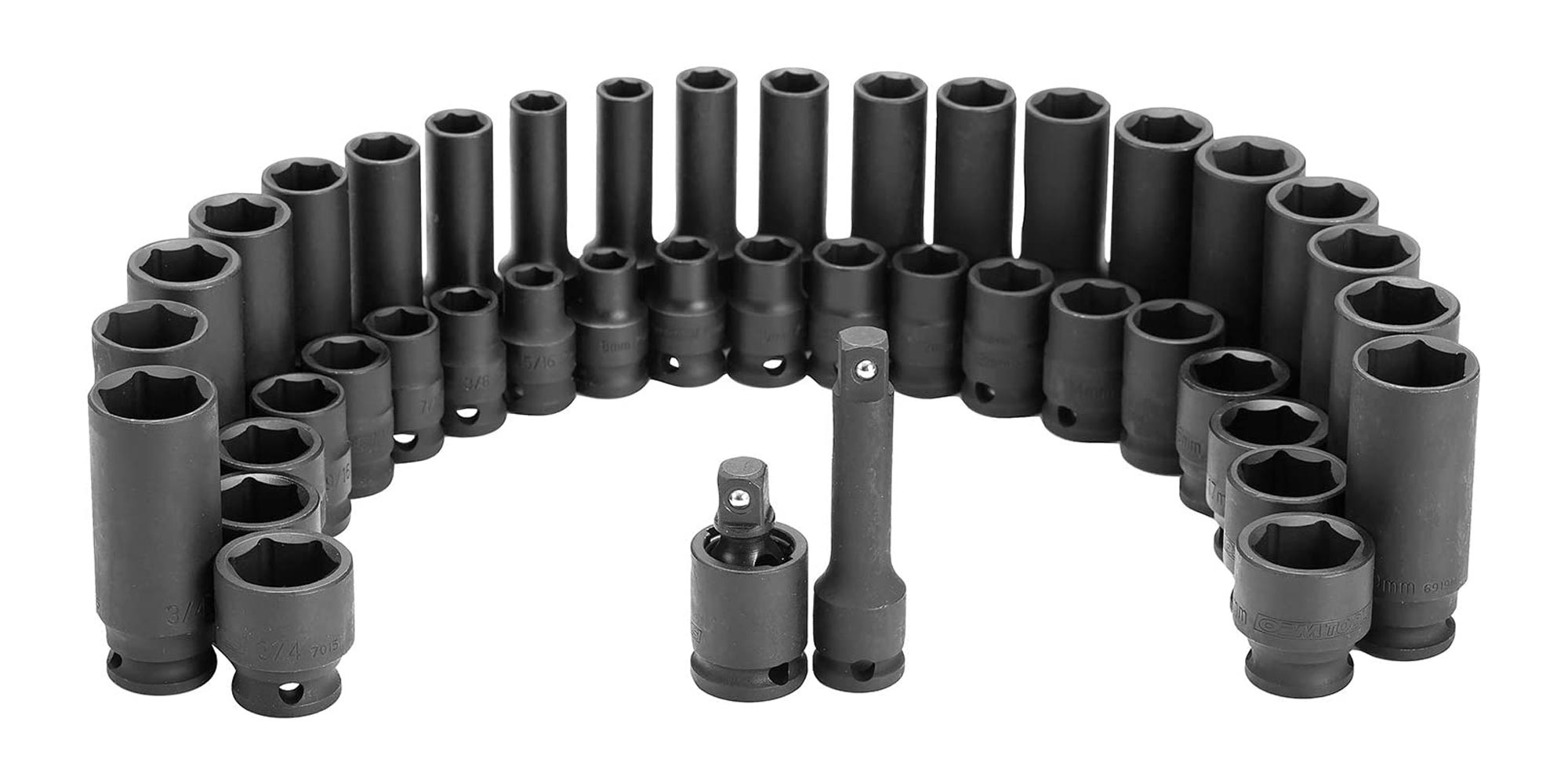 Bolster your repair abilities with this 42piece impact socket set for