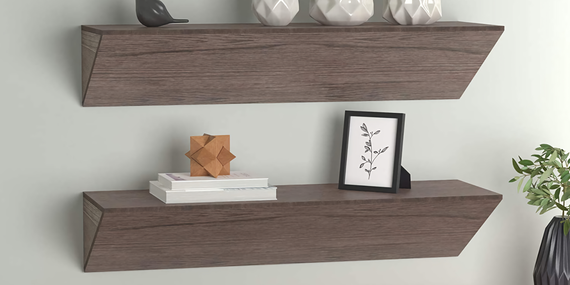 Hang two Amazon Basics Floating 24inch Cube Shelves for 9 each (28 off)