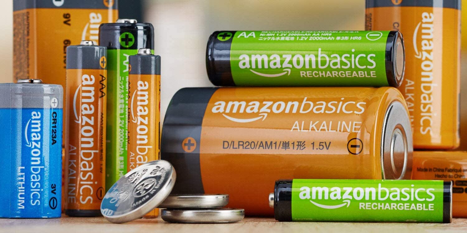 Basics rechargeable batteries are on sale