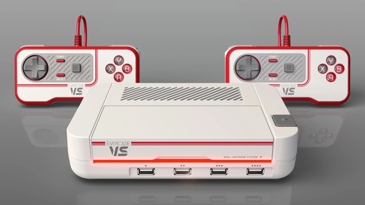 Evercade VS console with multi-player