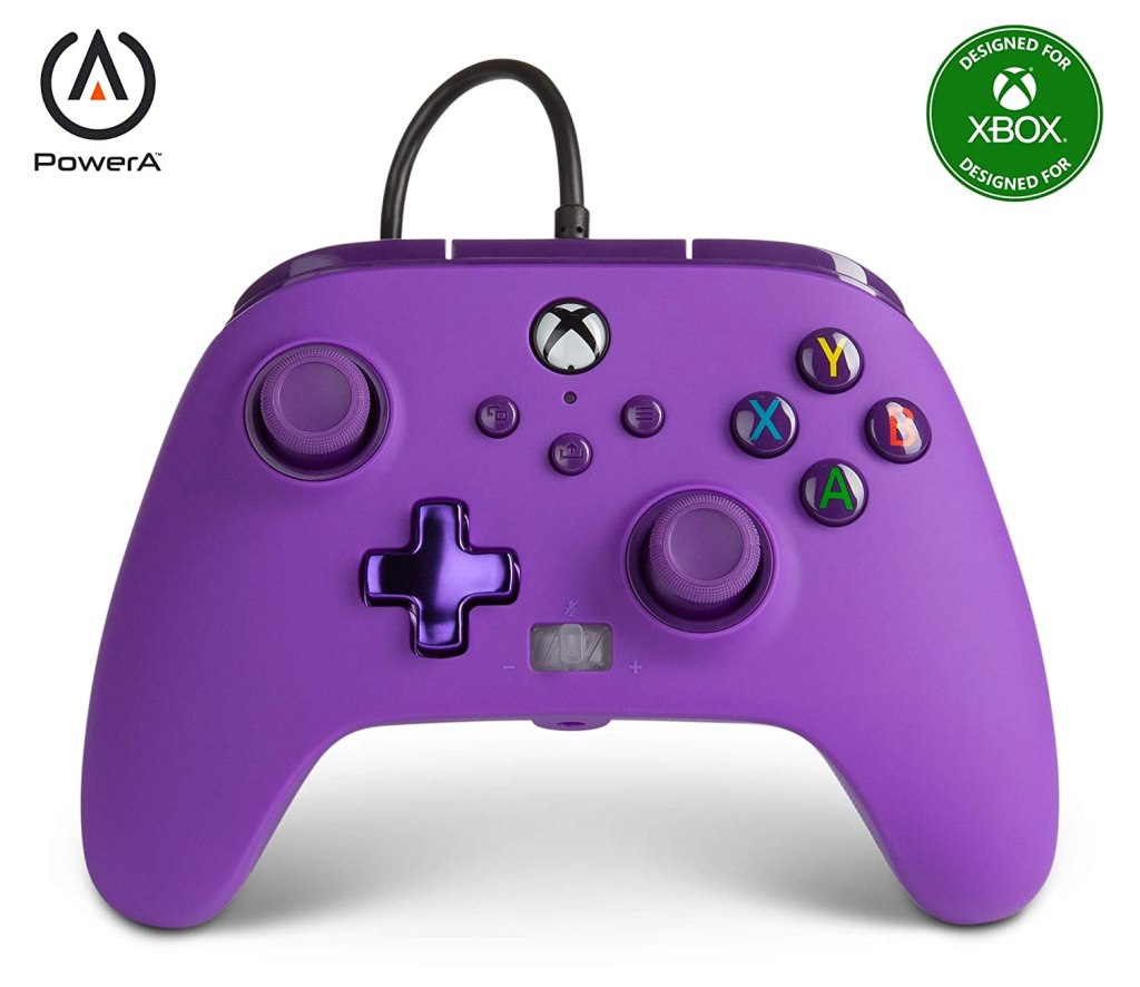 PowerA Xbox Series X controllers - royal purple