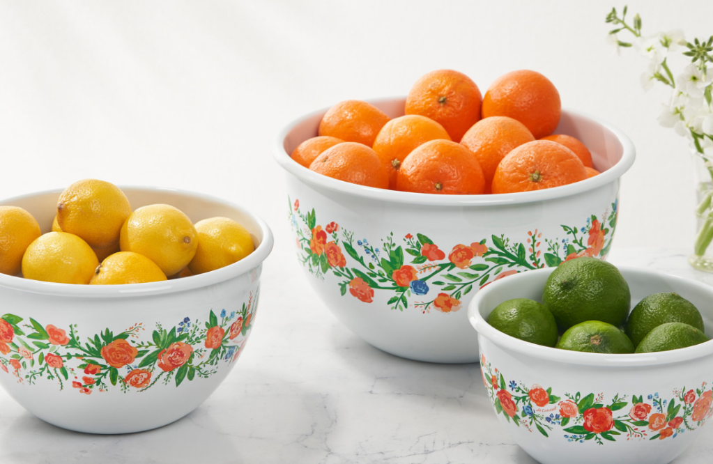 The Pioneer Woman, Kitchen, The Pioneer Woman Piece Spring Bouquet  Melamine Mixing Bowl Set