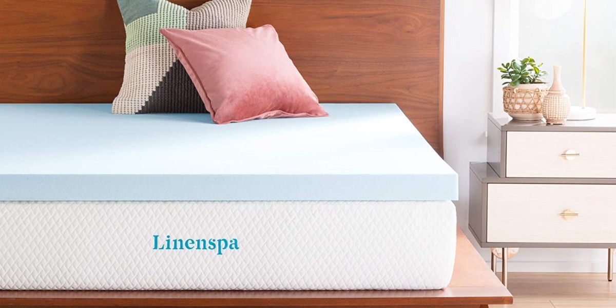 linespa 3 gel memory foam mattress topper