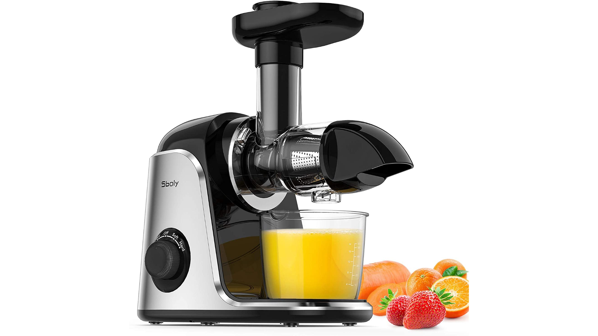 Enjoy freshsqueezed drinks with this coldpress masticating 2speed