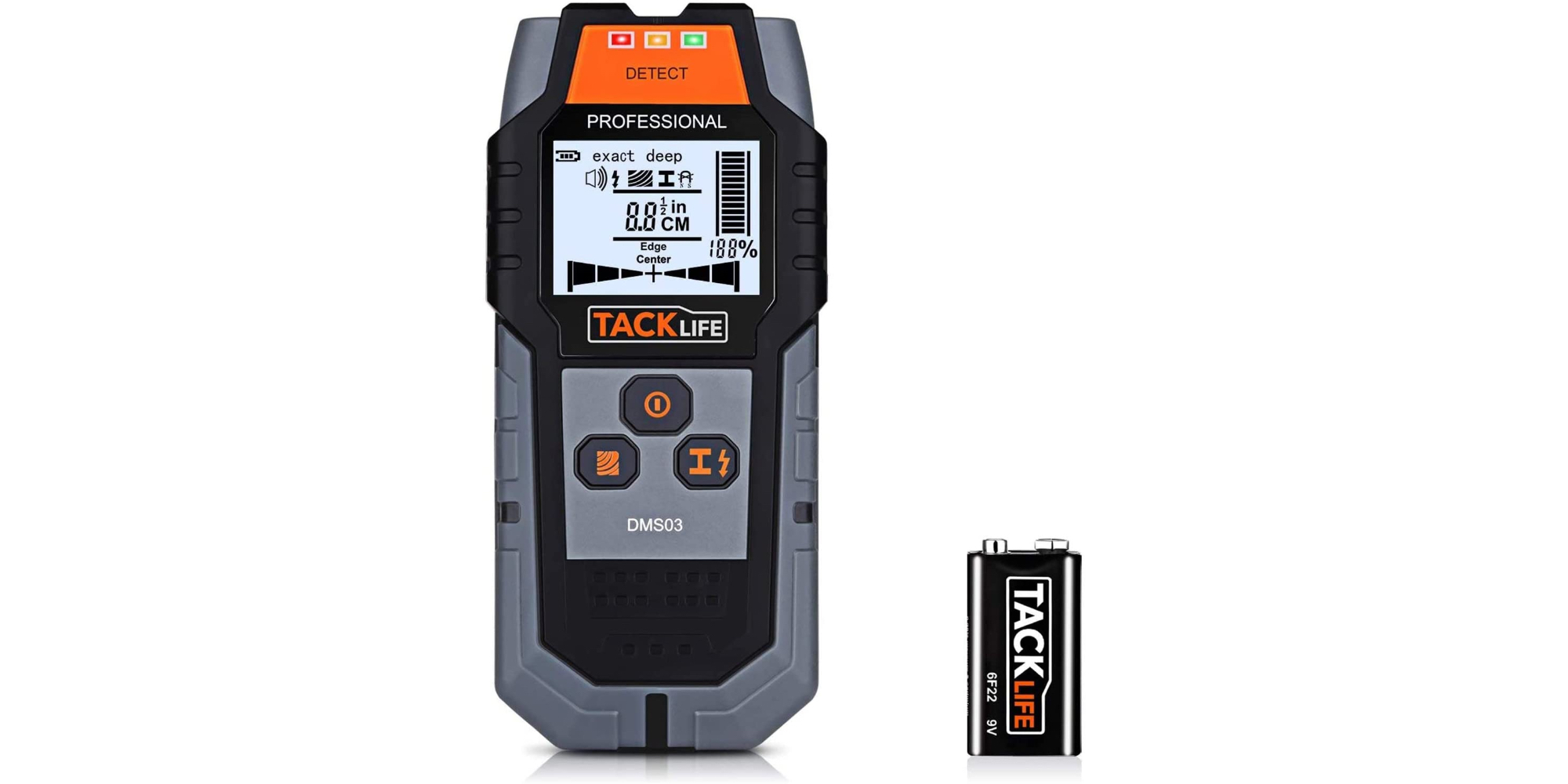 TACKLIFE's 4in1 stud finder alerts you to live wires + much more at