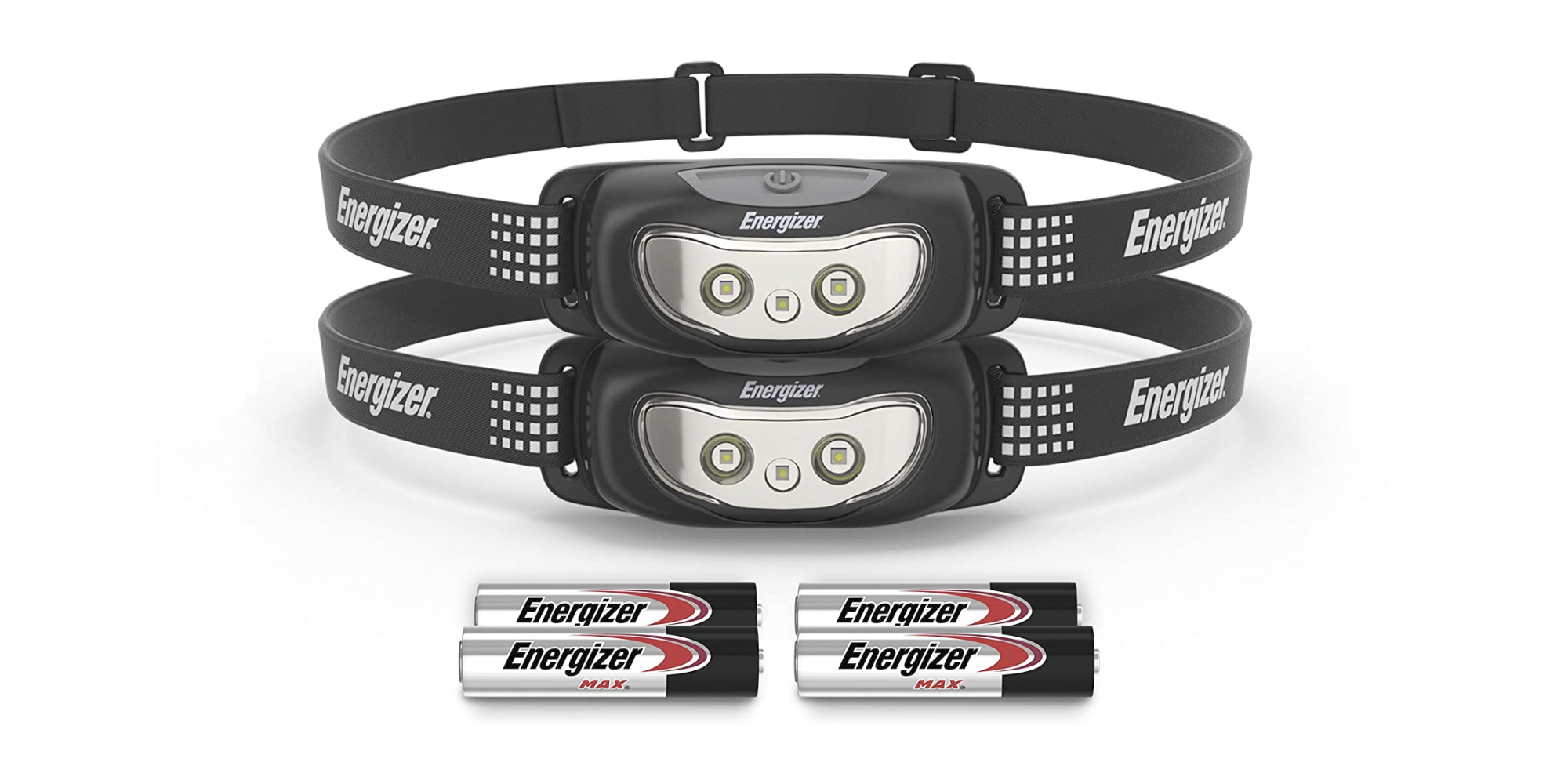 Energizer's LED headlamps illuminate a 40meter path 2pack for 10.50