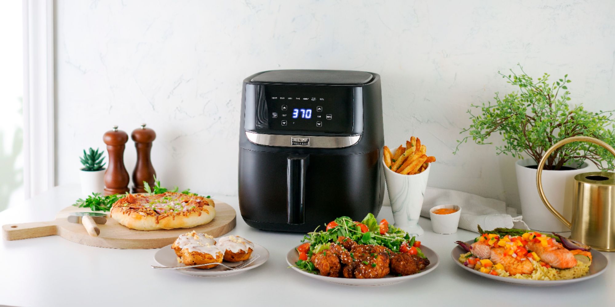 Bella 6qt. Touchscreen Air Fryer with pizza setting drops to 45