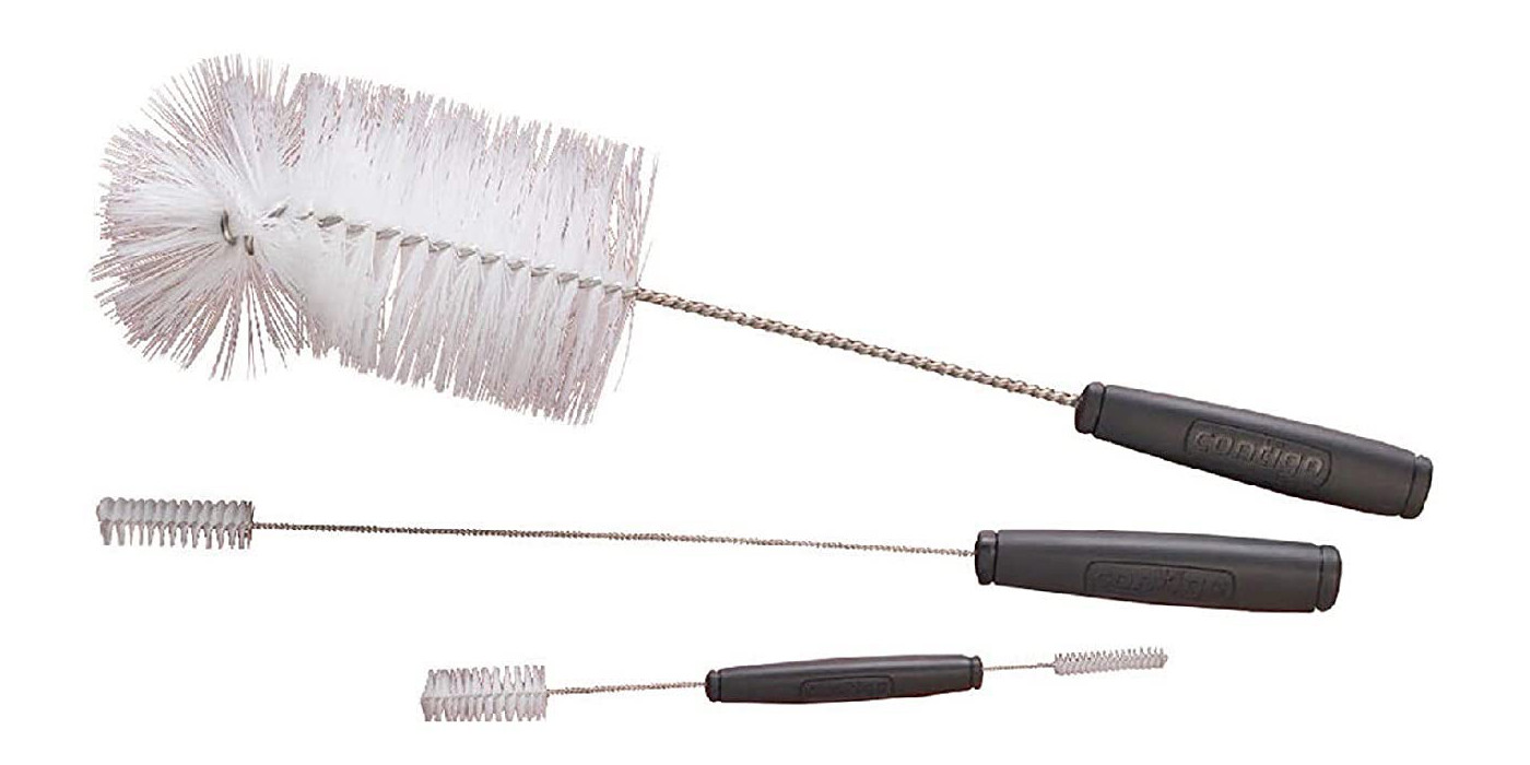 Contigo's 3piece Bottle Cleaning Brush Set with lifetime warranty now