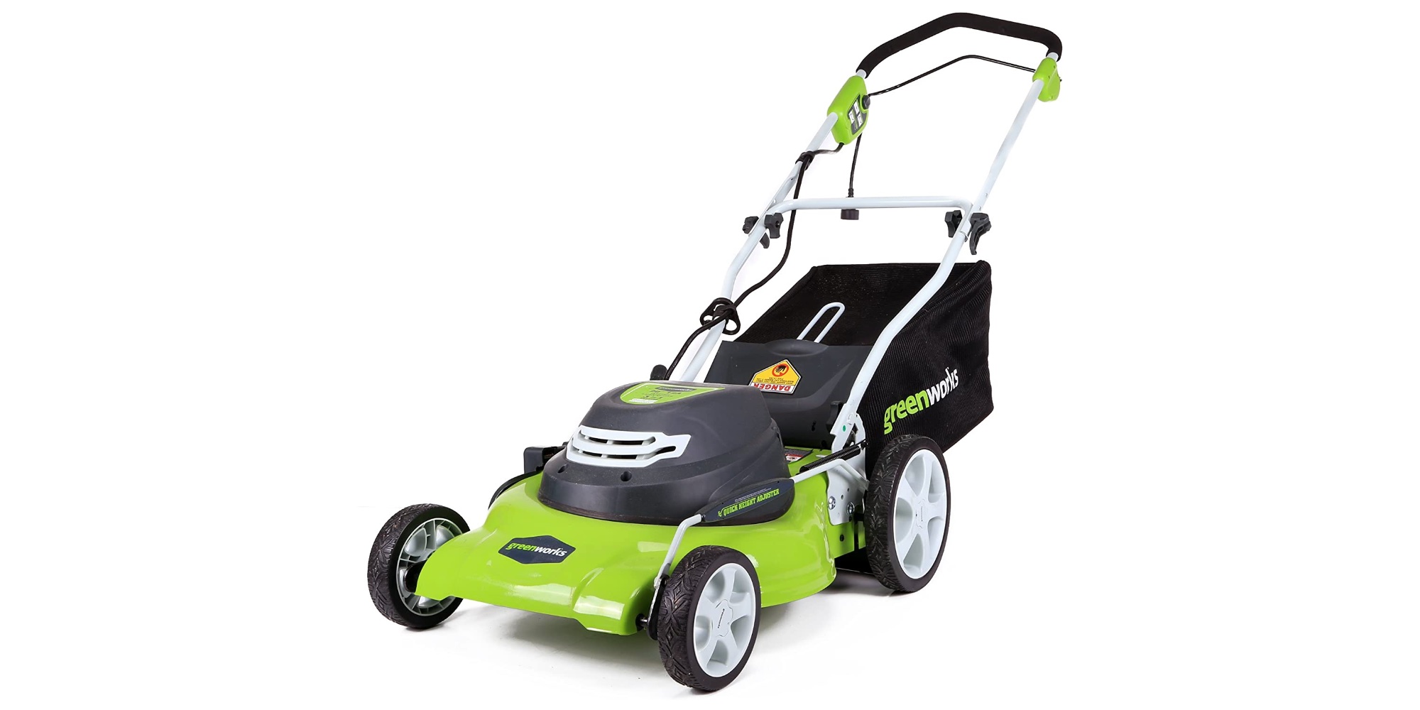 Ditch gas and oil with a Greenworks 20-inch corded electric mower at ...