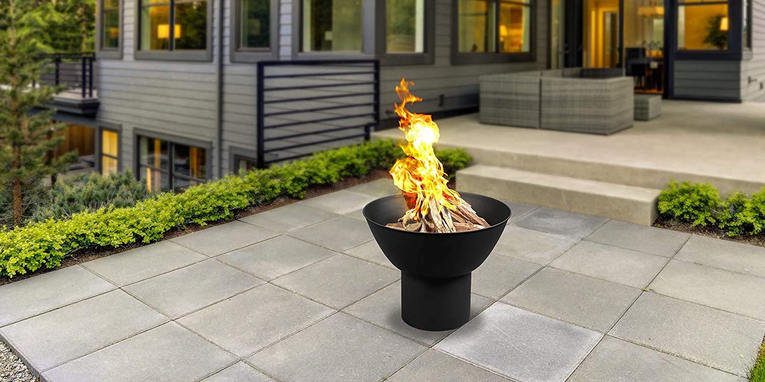 Hanie Design's attractive minimalist steel fire pit hits Amazon low at ...