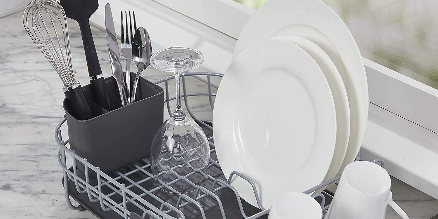 KitchenAid S Highly Rated Carbon Steel Dish Rack Now 25 Up To 50 Off   KitchenAid Low Profile Dishrack 