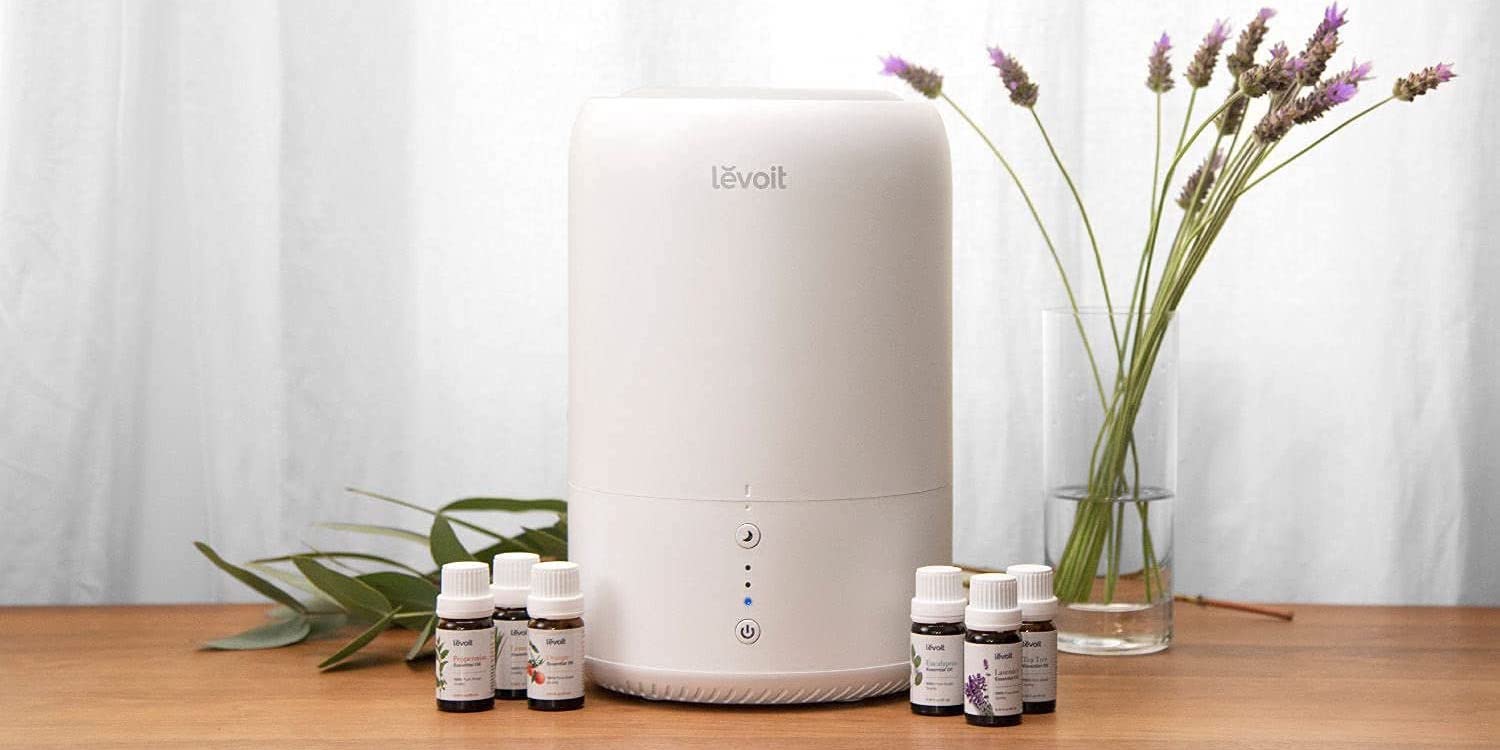 Score the LEVOIT Dual Essential Oil Diffuser and humidifier for just