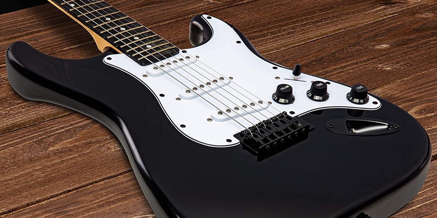 Amazon has starter electric guitar kits with amps, tuners, more at 128
