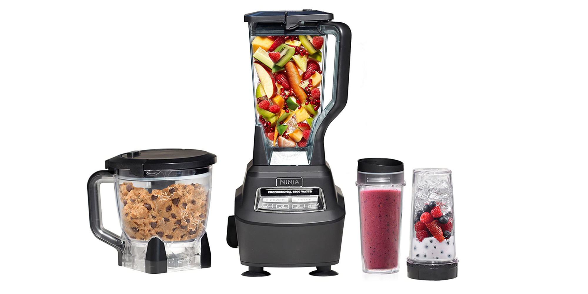 Ninja's Mega Blender System chops food, whips smoothies and mixes dough