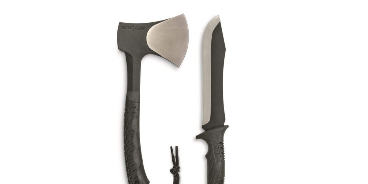 Be ready for summer adventures, Schrade's Hatchet + Mini Machete now