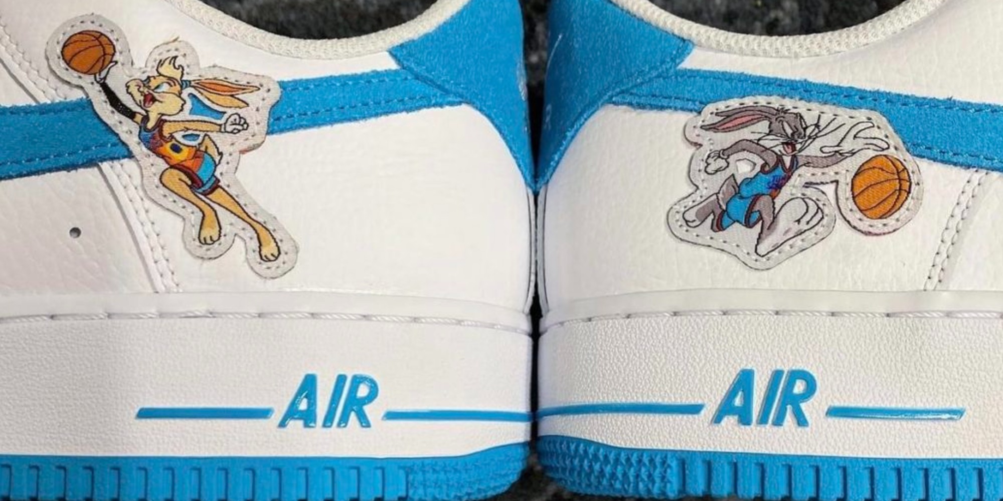 Nike Slam Jam Air Force 1 Low Triple White Sneakers