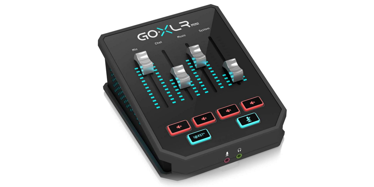 GoXLR mini streaming mixer + mic interface with censor button, more now  $199 (Reg. $250)