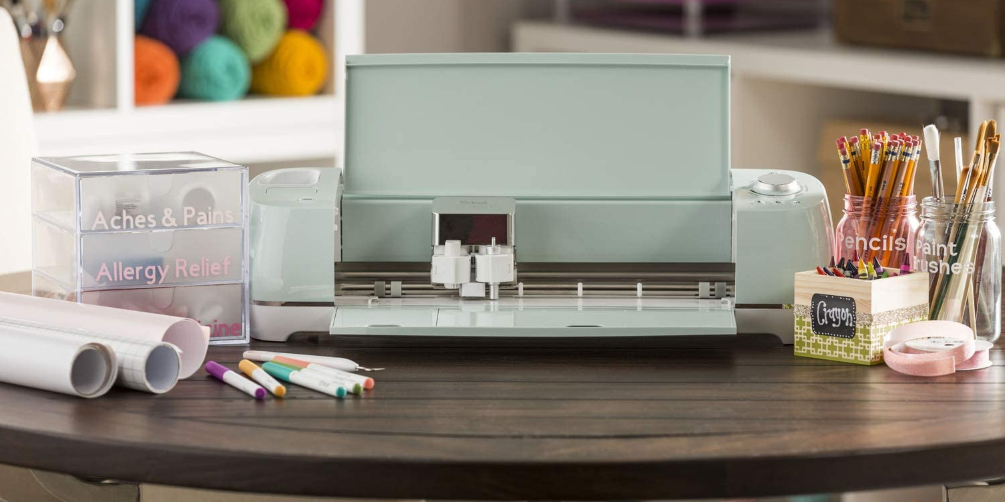 Cricut Explore Air 2 pairs wirelessly with an iPad for athome crafting