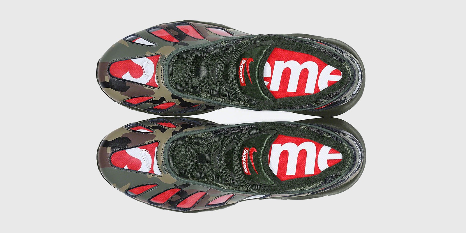 supreme air max 96 white