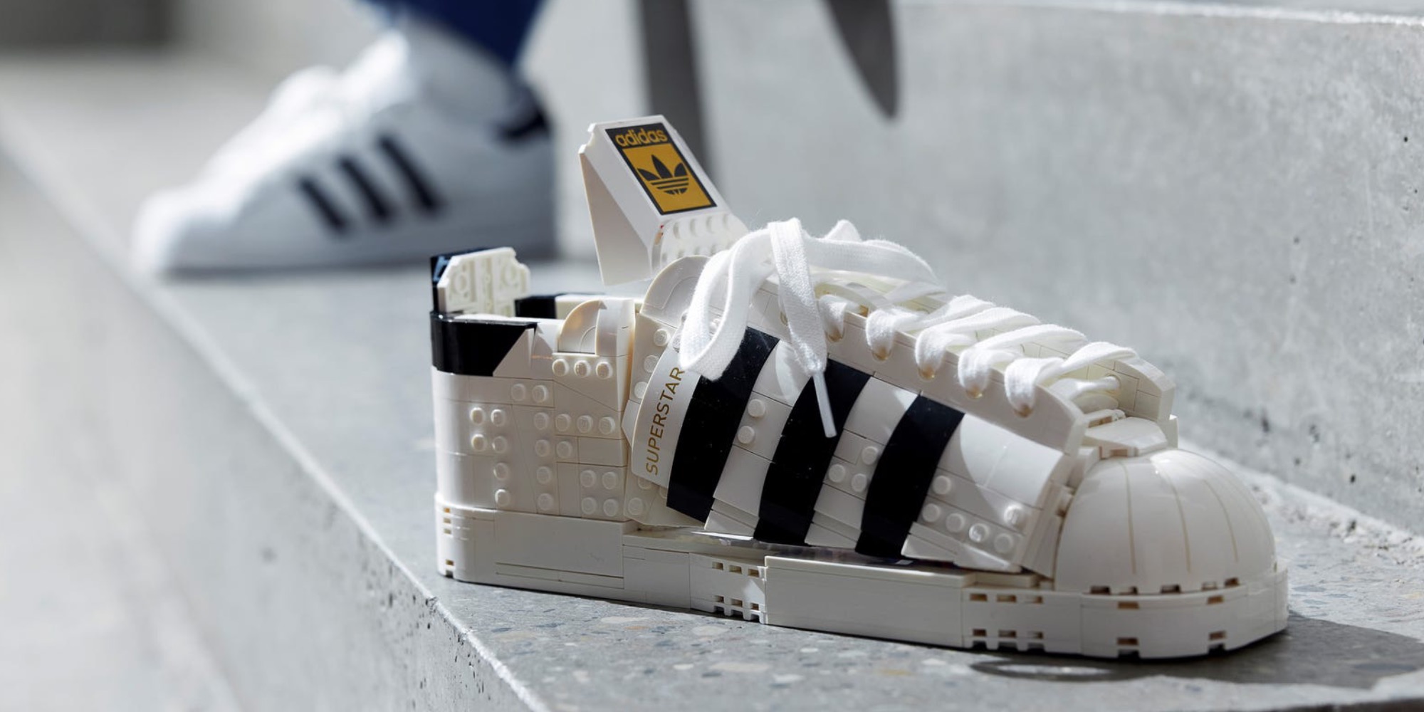 LEGO adidas Originals Superstar unveiled as new 781-piece kit - 9to5Toys