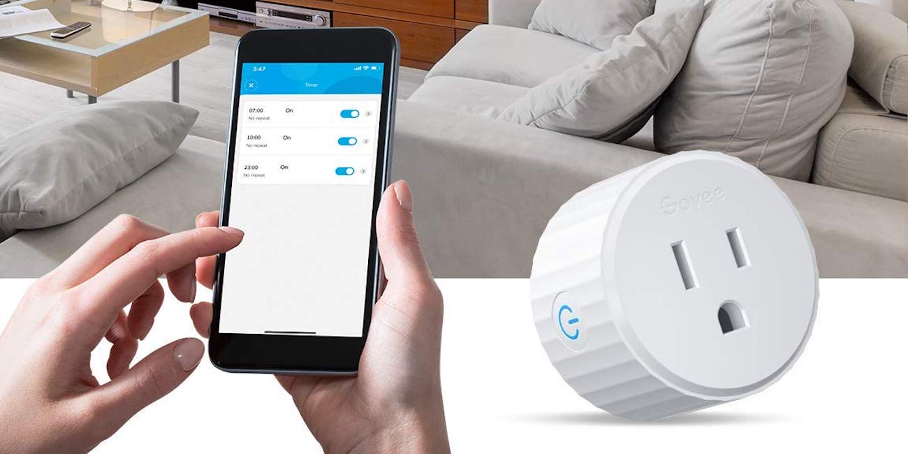 Govee Smart Plug, WiFi Plugs Work with Alexa & Google Assistant