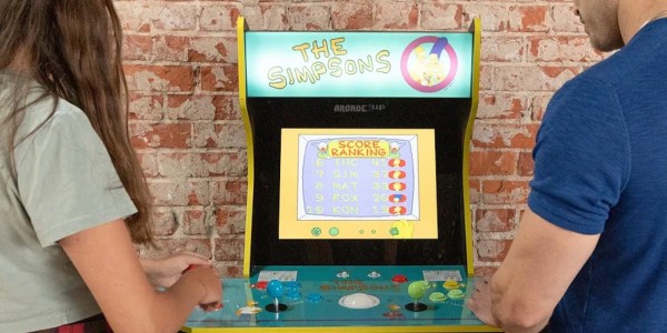 Arcade1Up Simpsons arcade cabinet
