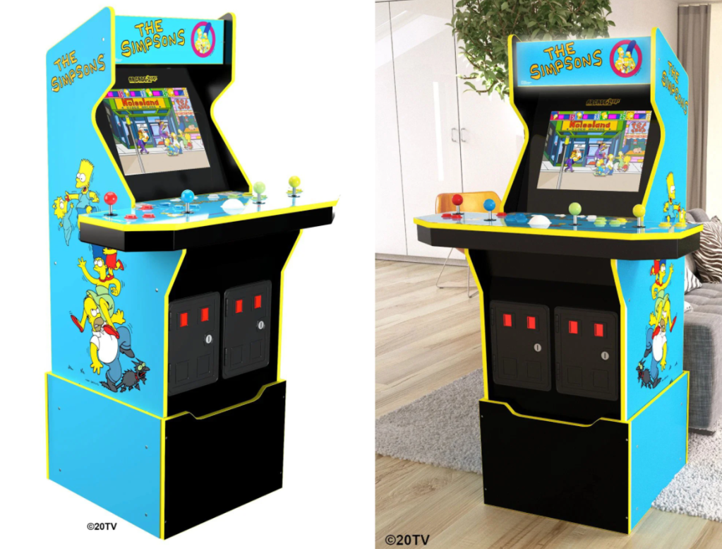 Arcade1Up Simpsons arcade cabinet image