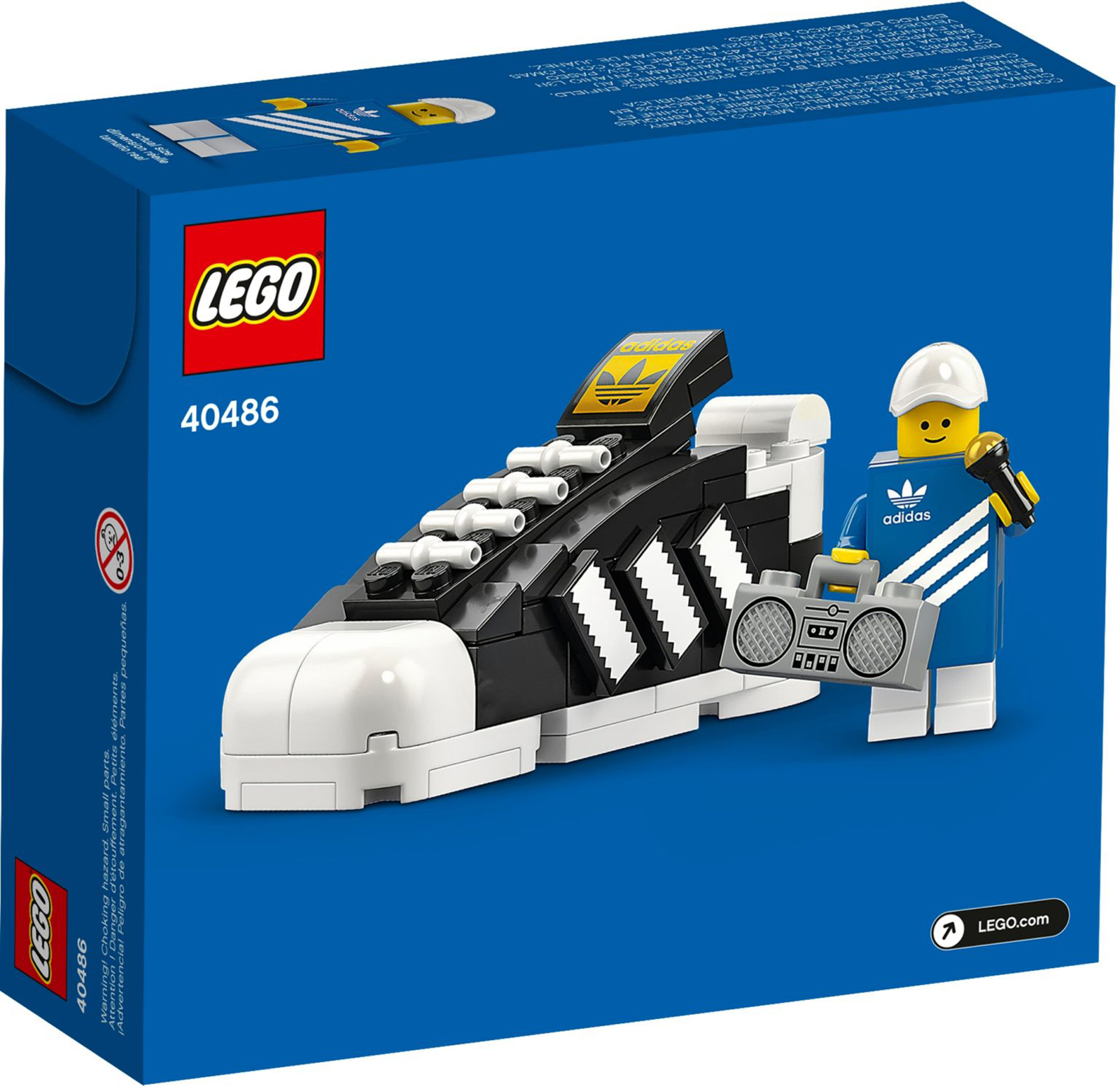 LEGO mini adidas Superstar launch as latest gift with purchase