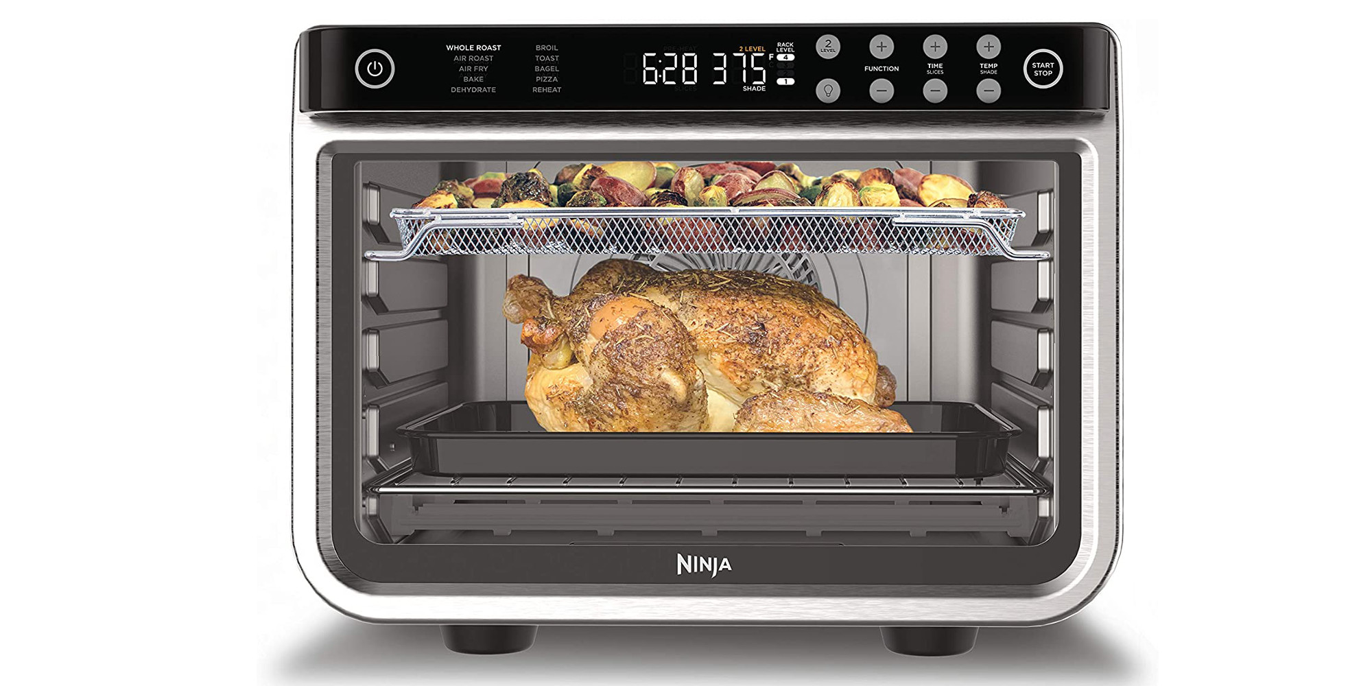 Ninja s Foodi 10 in 1 XL Pro Air Fry Oven With Dual Rack Cooking Now 